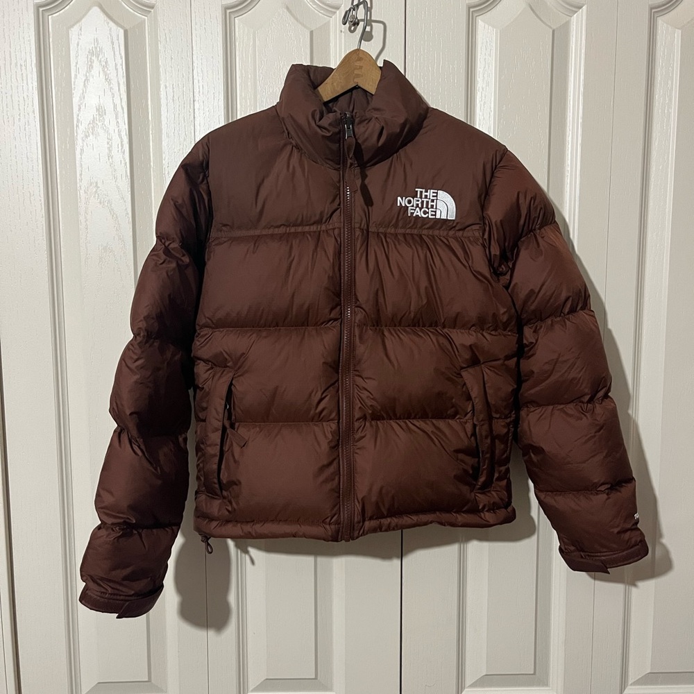 Women’s The North Face Nuptse 700 Fill Puffer Jacket Brown Sz. XS